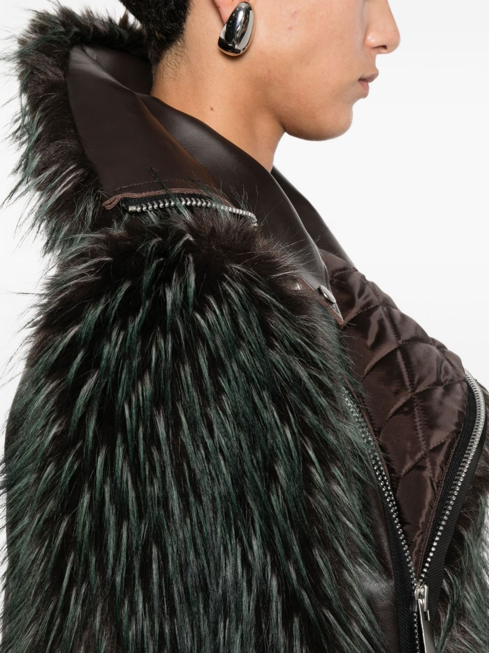 panelled jacket - 5