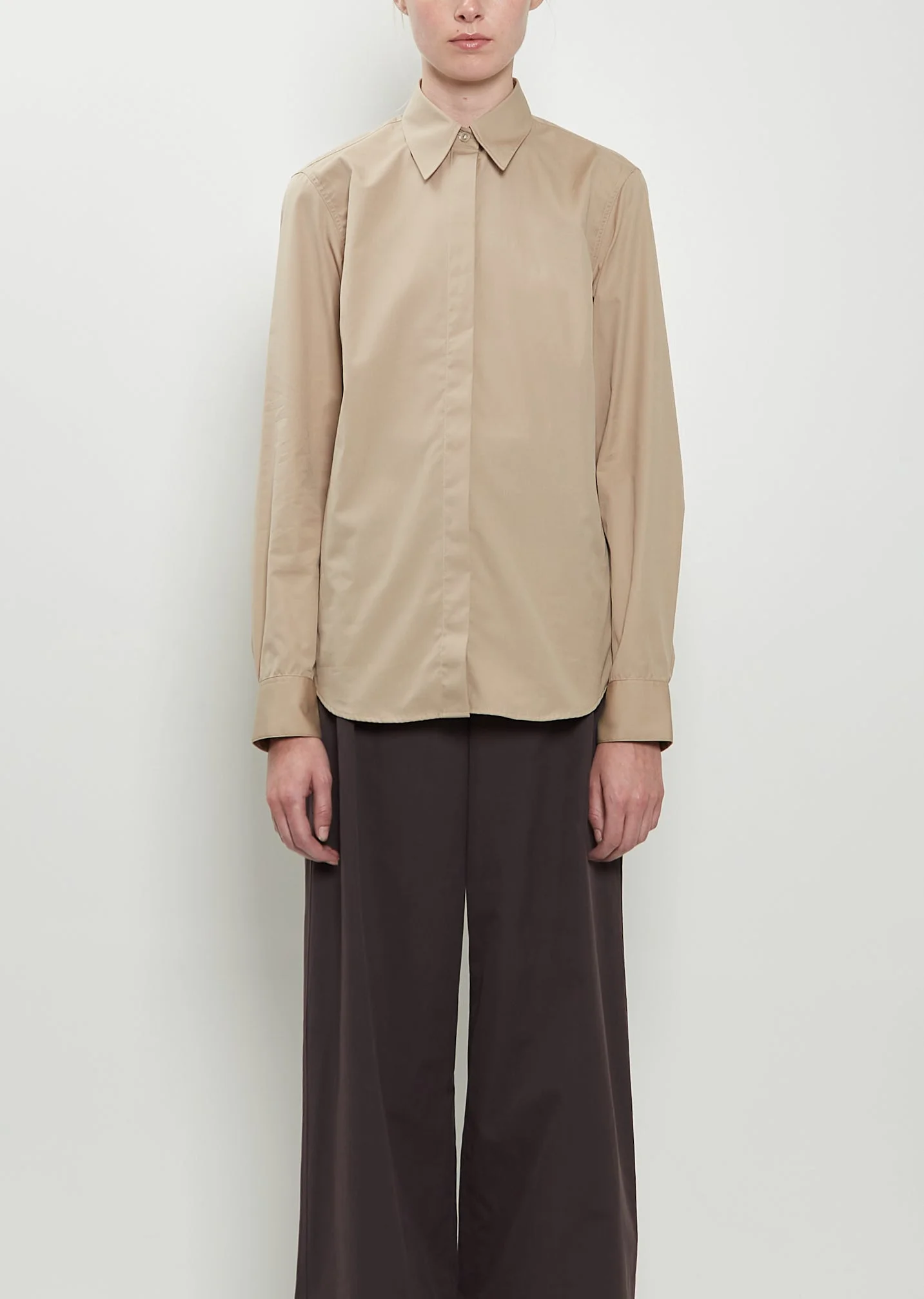 Chowy Cotton Shirt — Sand - 1