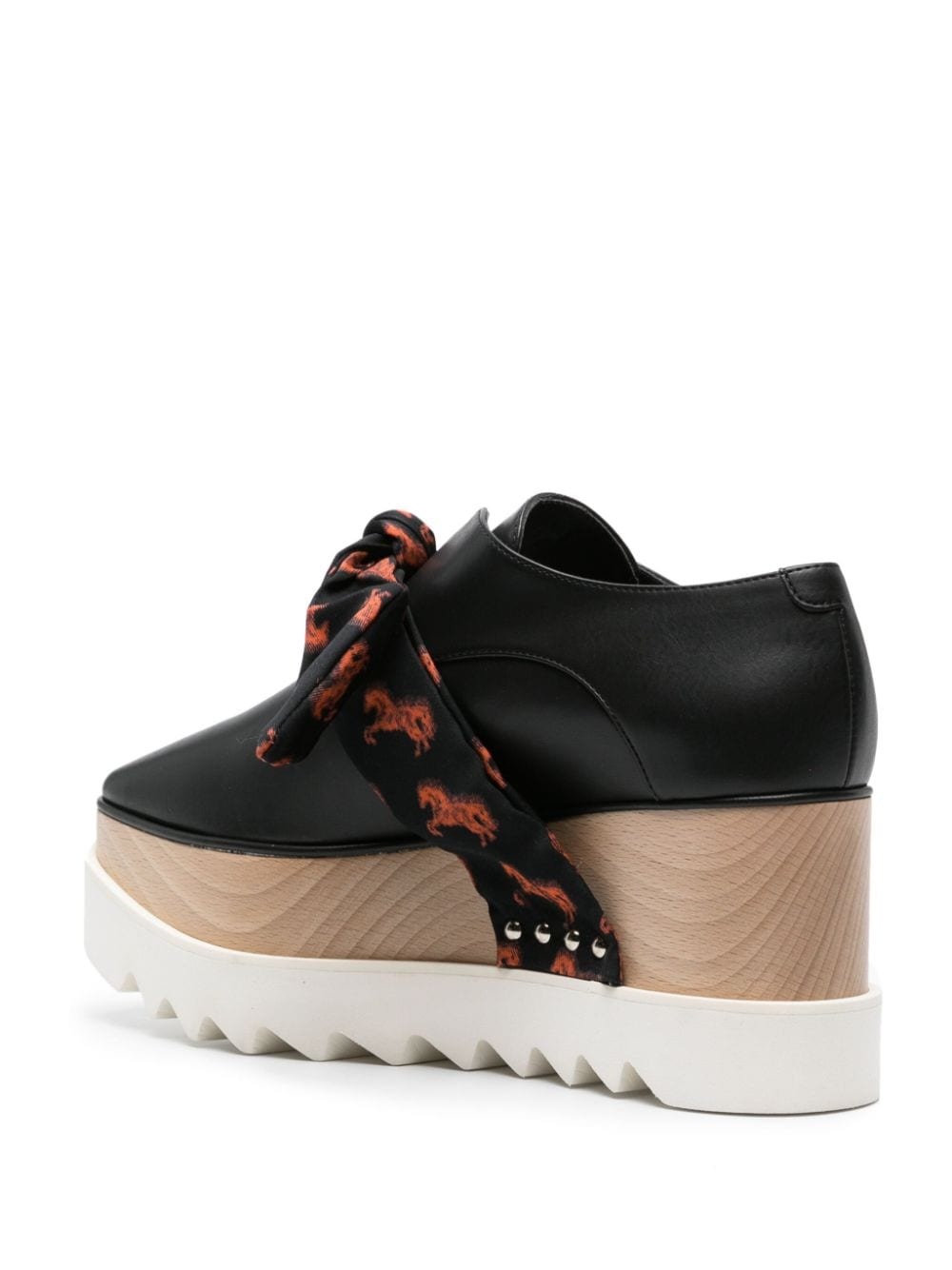 Elyse lace-up platform shoes - 3
