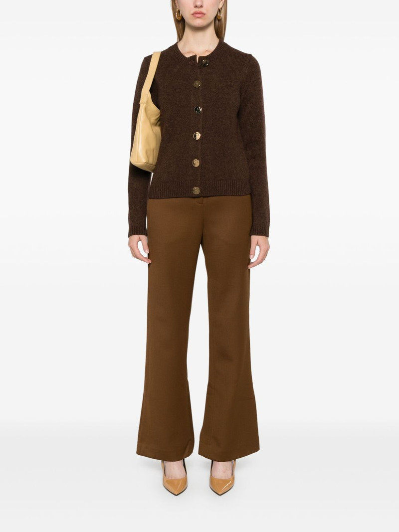 TORY BURCH wool twill trousers outlook