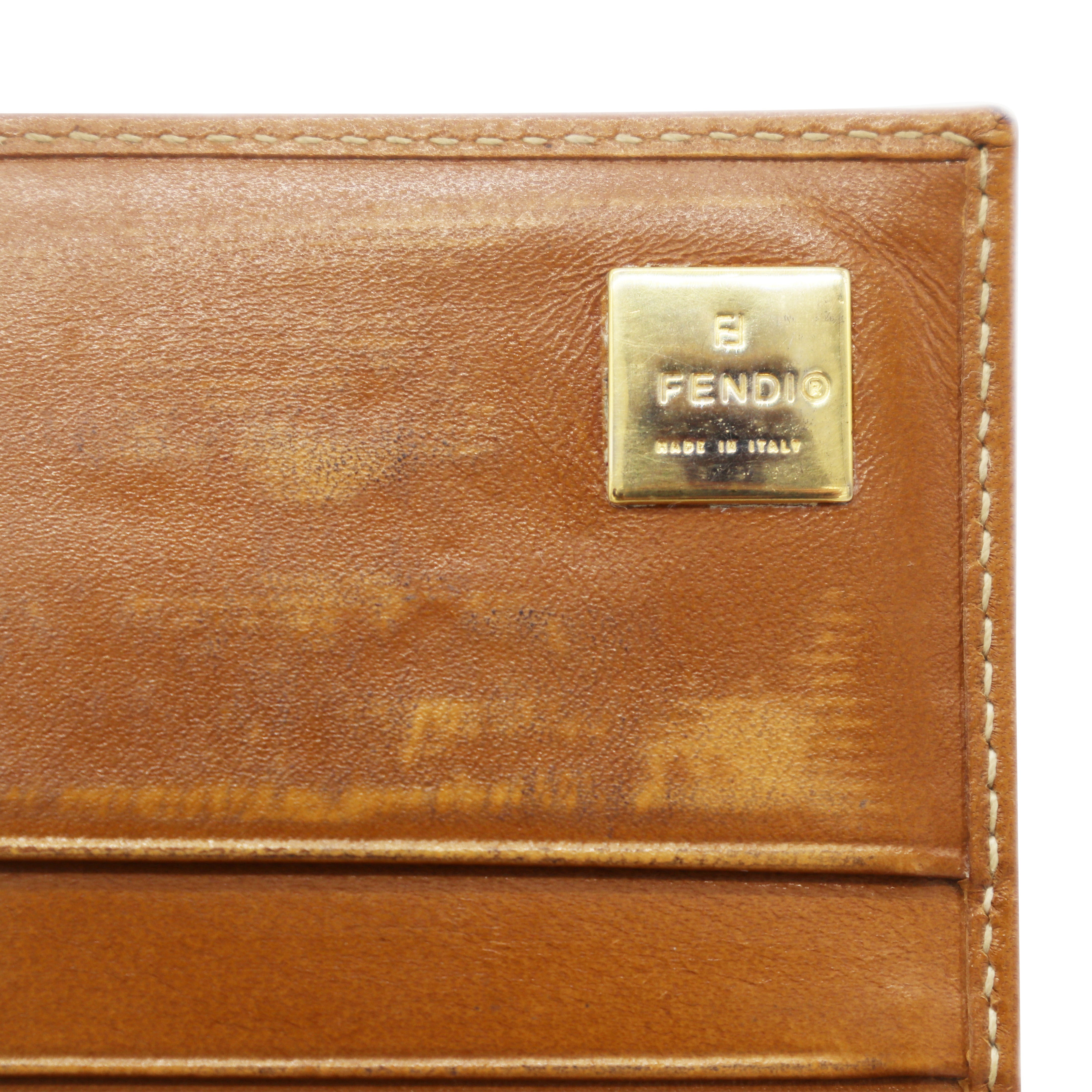 Fendi Pequin Striped Long Wallet - 6