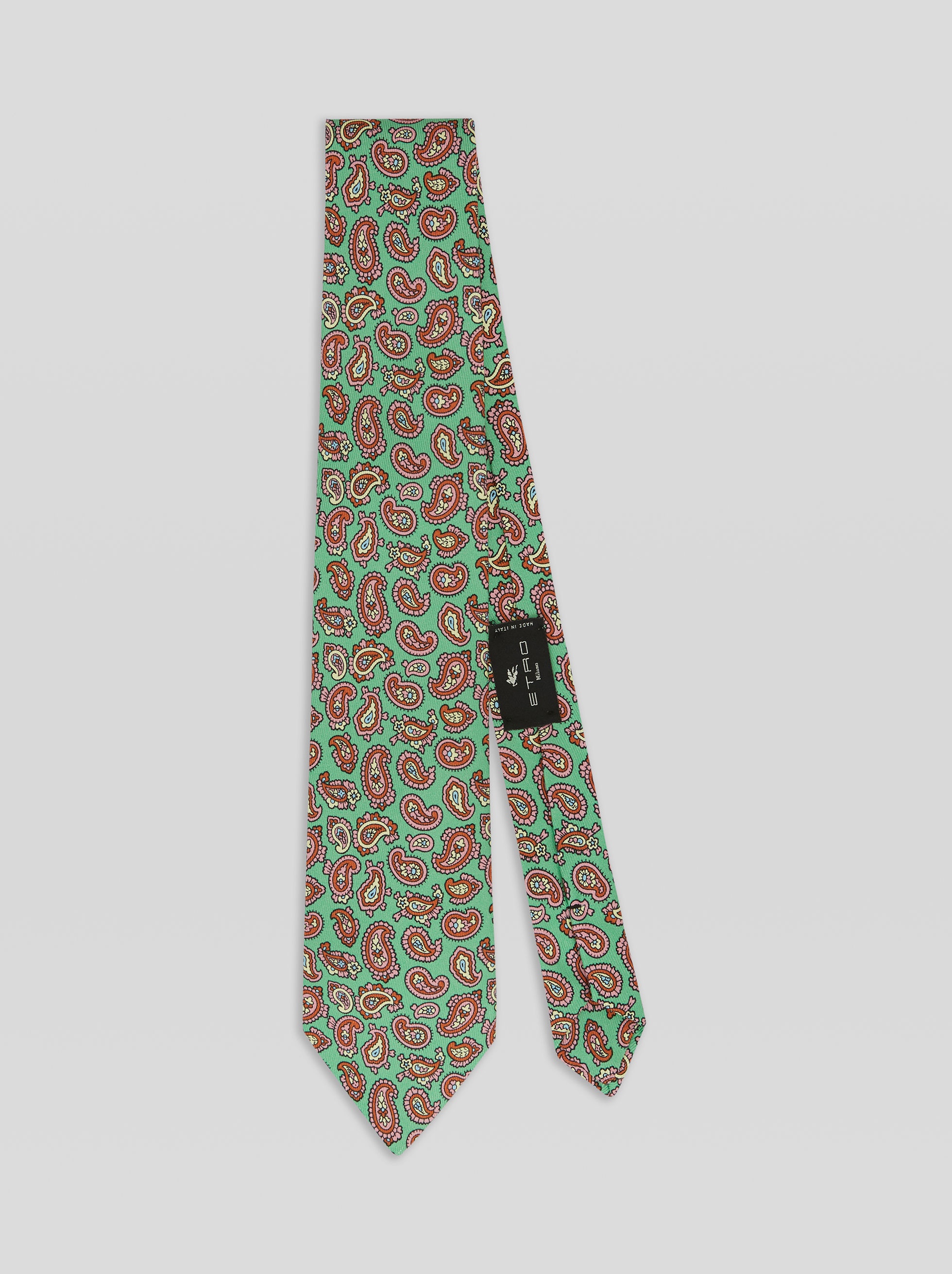 SILK PAISLEY TIE - 1