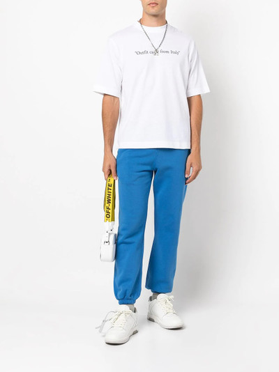 Off-White Diag Stripe-printed track pants outlook