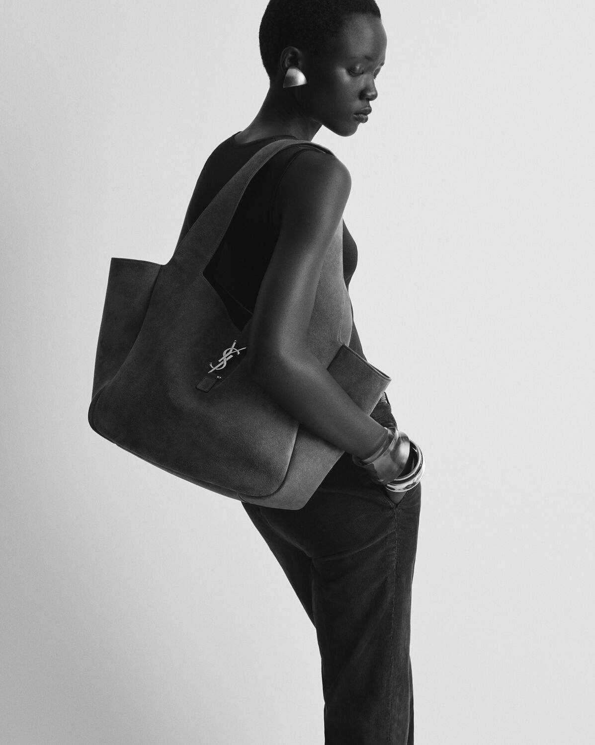 SAINT LAURENT LE 5 À 7 BEA IN SUEDE | REVERSIBLE