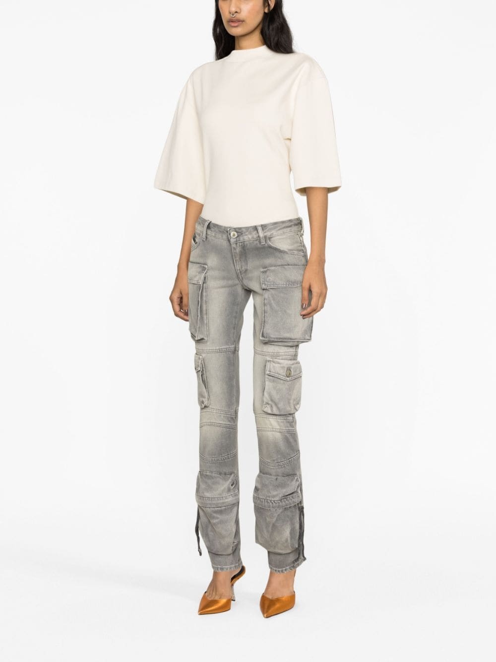 Essie tapered cargo jeans - 2