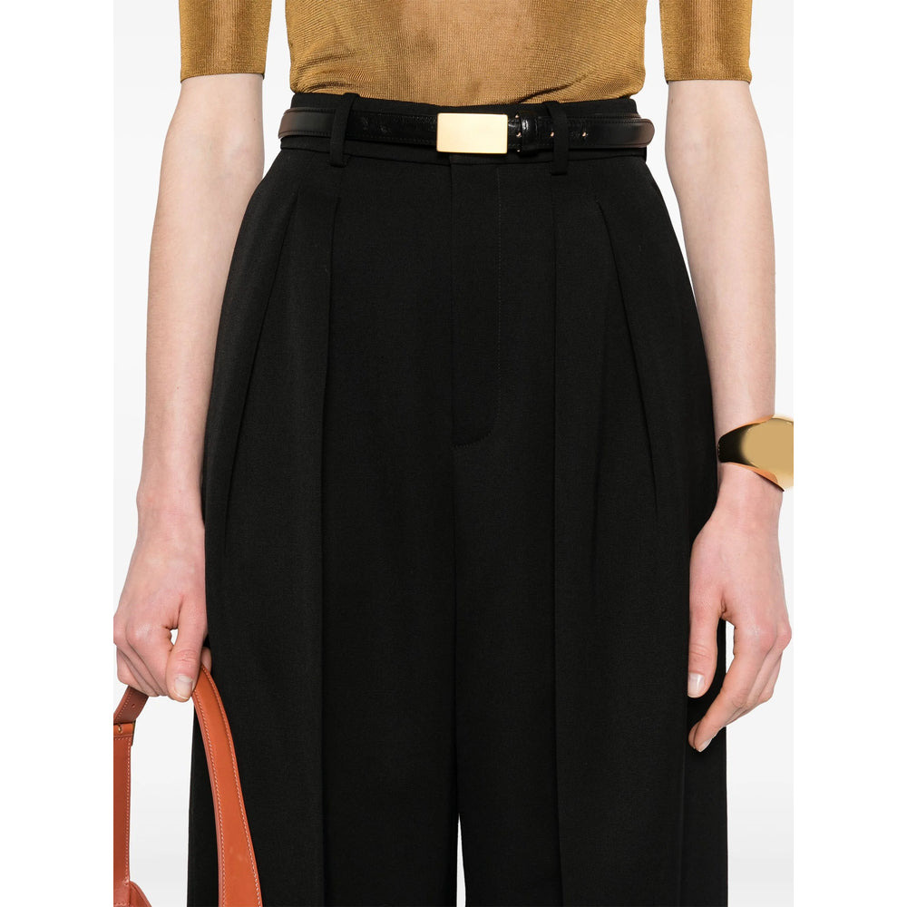 Saint Laurent Black Trousers - Tailored Trousers Women - 3