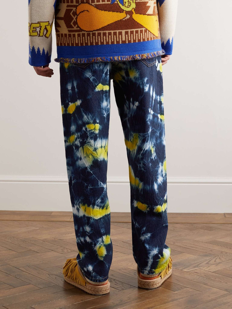 Moonrise Straight-Leg Tie-Dyed Jeans 4