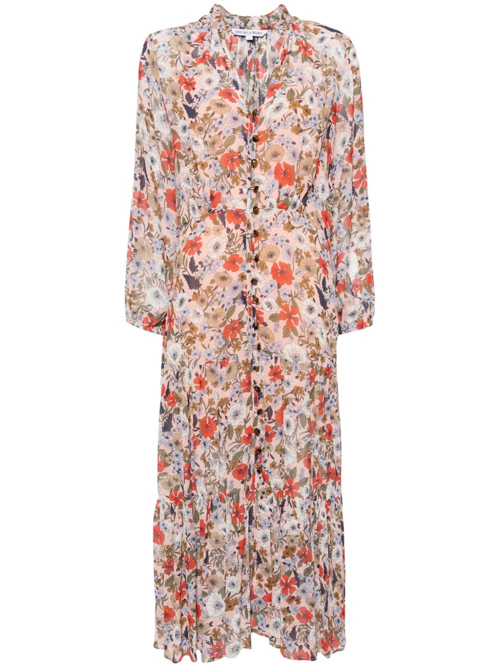 Zovich floral-print dress - 1