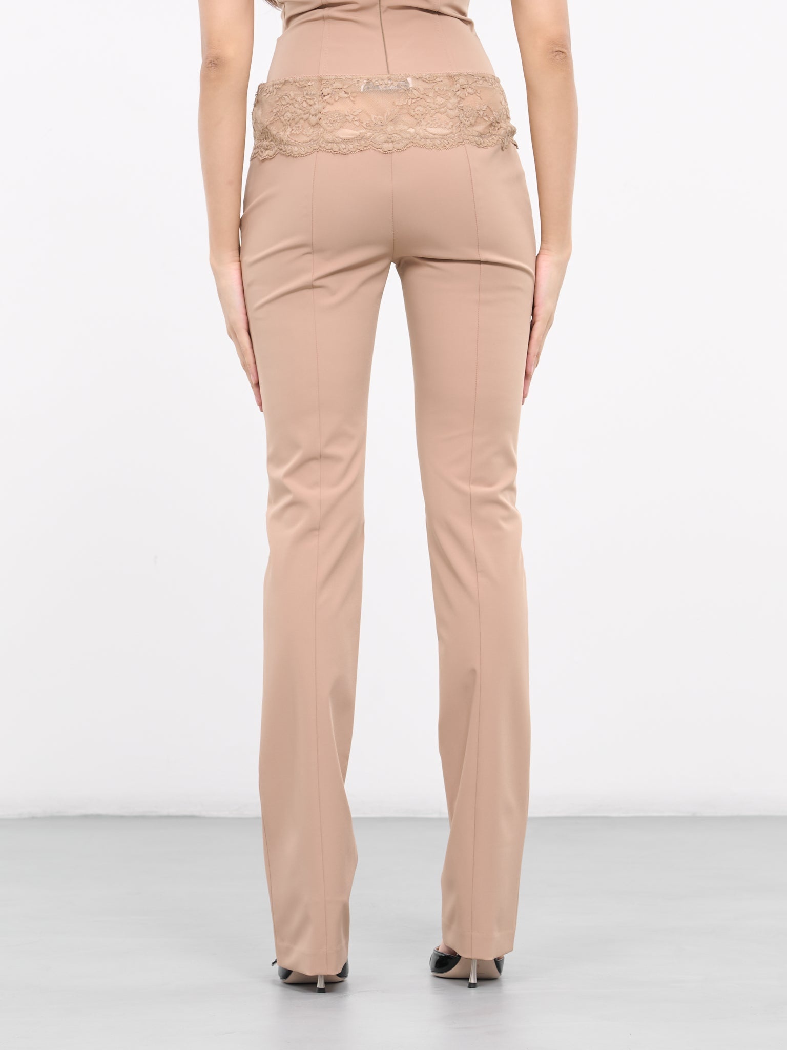 Lace Flounce Pants - 3