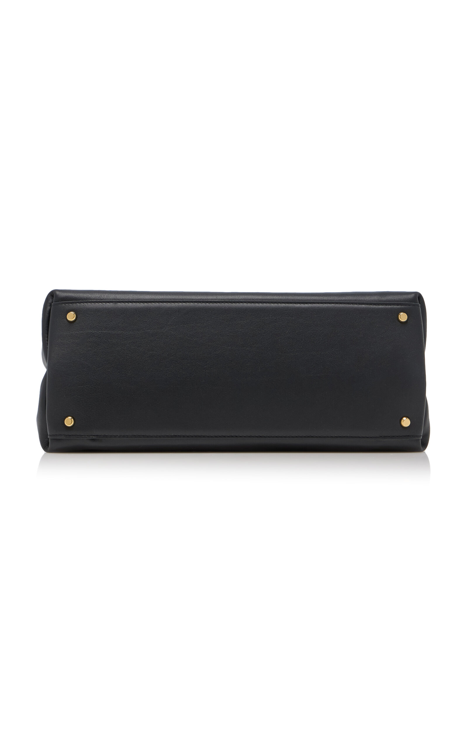 Medium Andiamo Leather Top Handle Bag black - 8