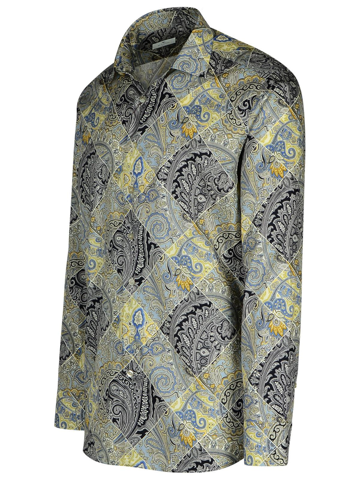 Etro 'Roma' Multicolor Cotton Shirt Men - 2