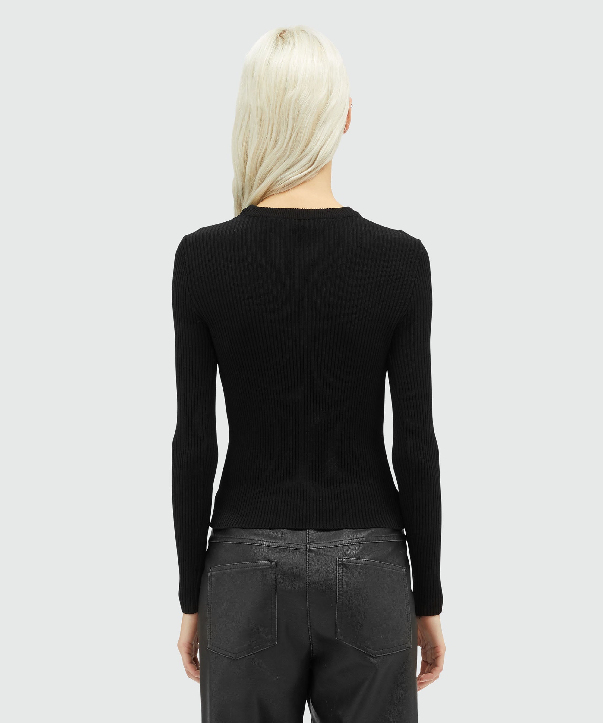 Ribbed viscose shirt - 3