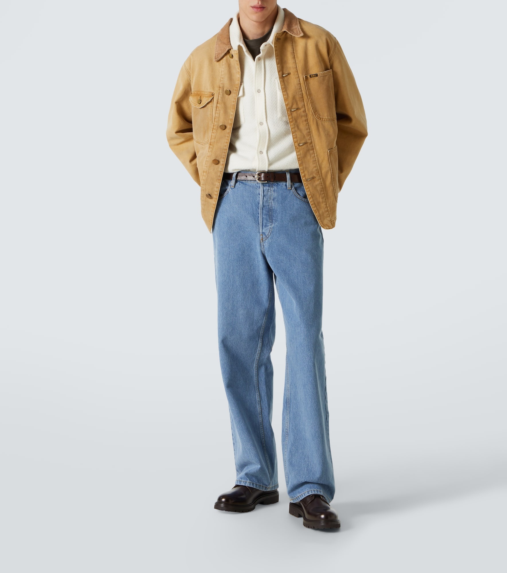 Waffle-knit cashmere shirt - 2