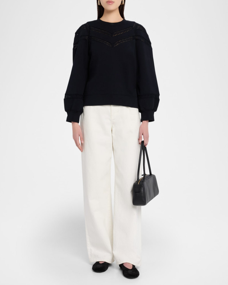 Rails Isles Embroidered Crewneck Sweatshirt outlook