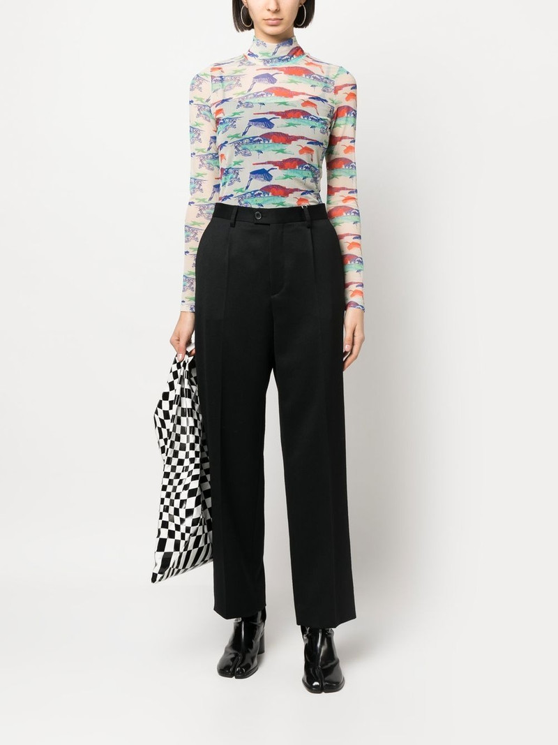 HENRIK VIBSKOV all-over graphic-print blouse outlook