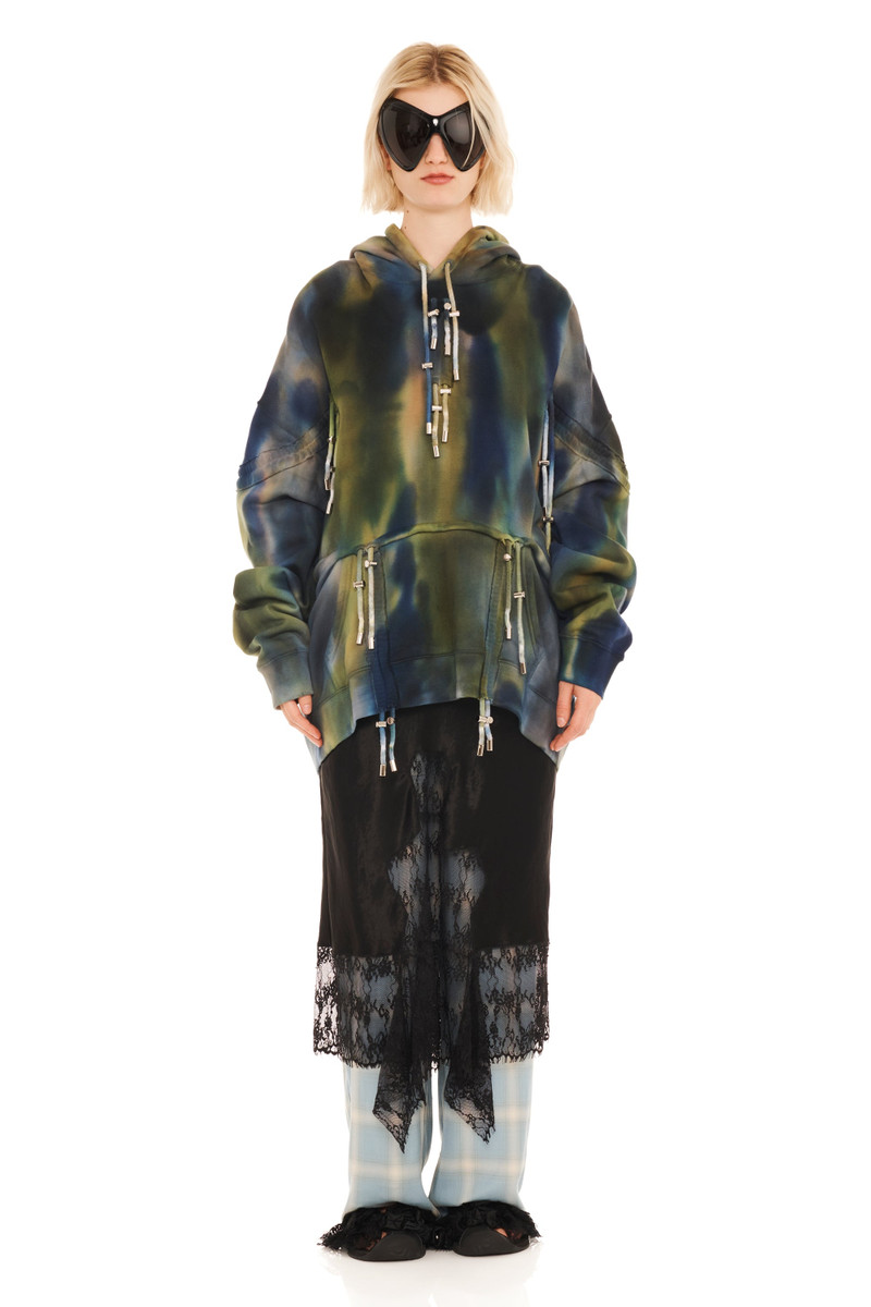 Collina Strada AURORA MOHAWK BURST HOODIE outlook