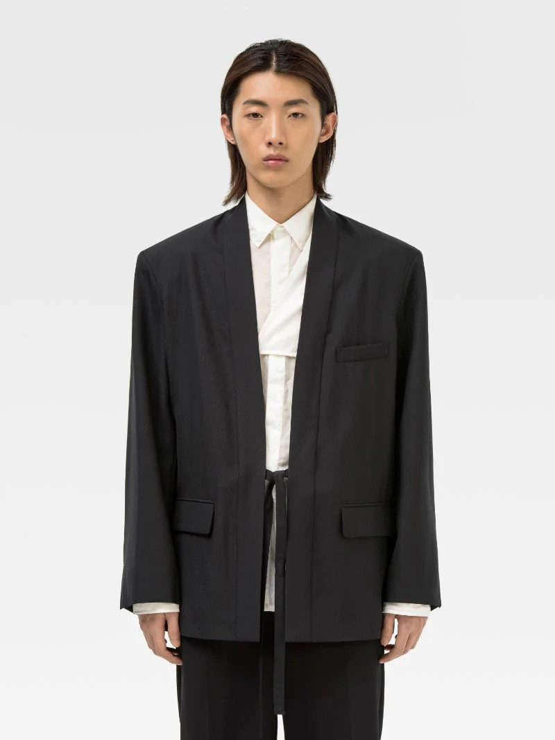 WOOL KIMONO BLAZER JACKET 3