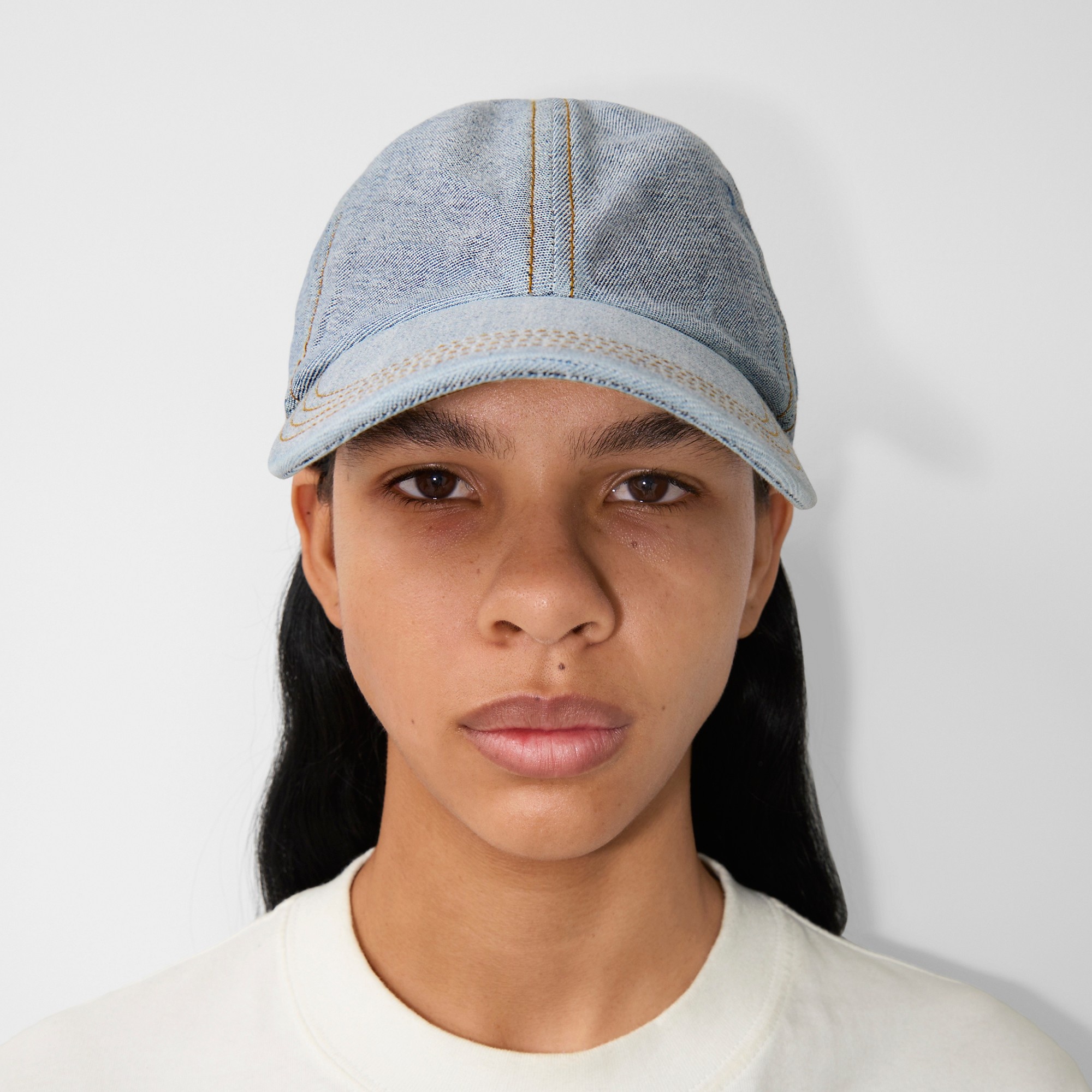 Denim Baseball Cap - 2