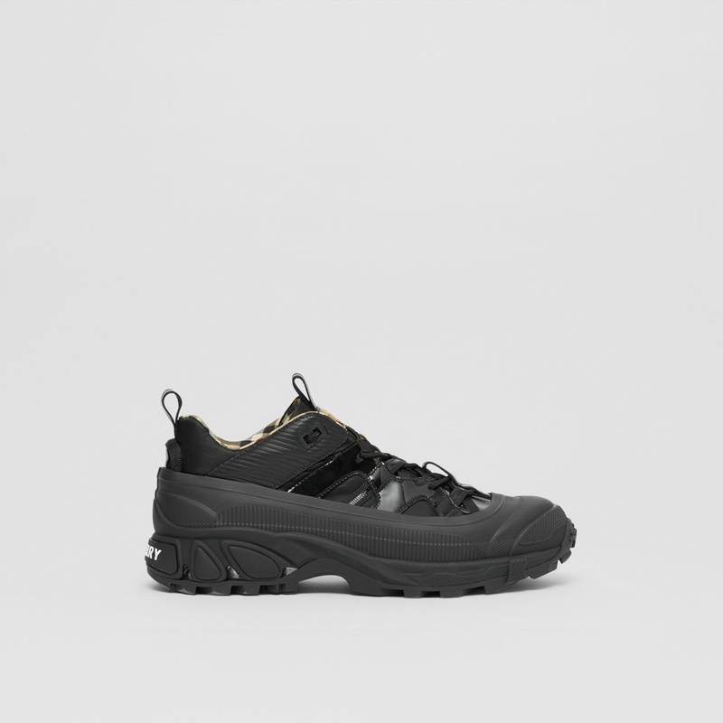 나일론 및 특허 가죽 Arthur Sneakers - 1