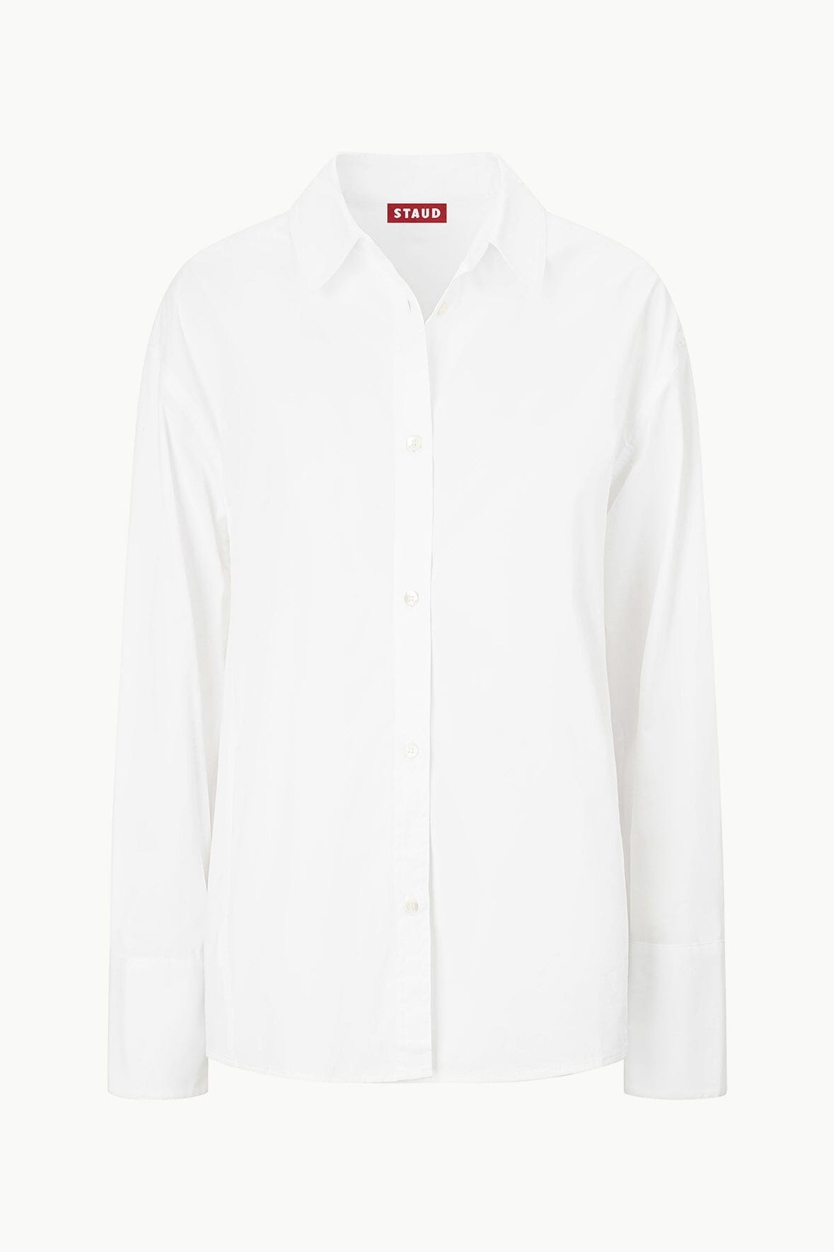 STAUD KELLY SHIRT WHITE - 1