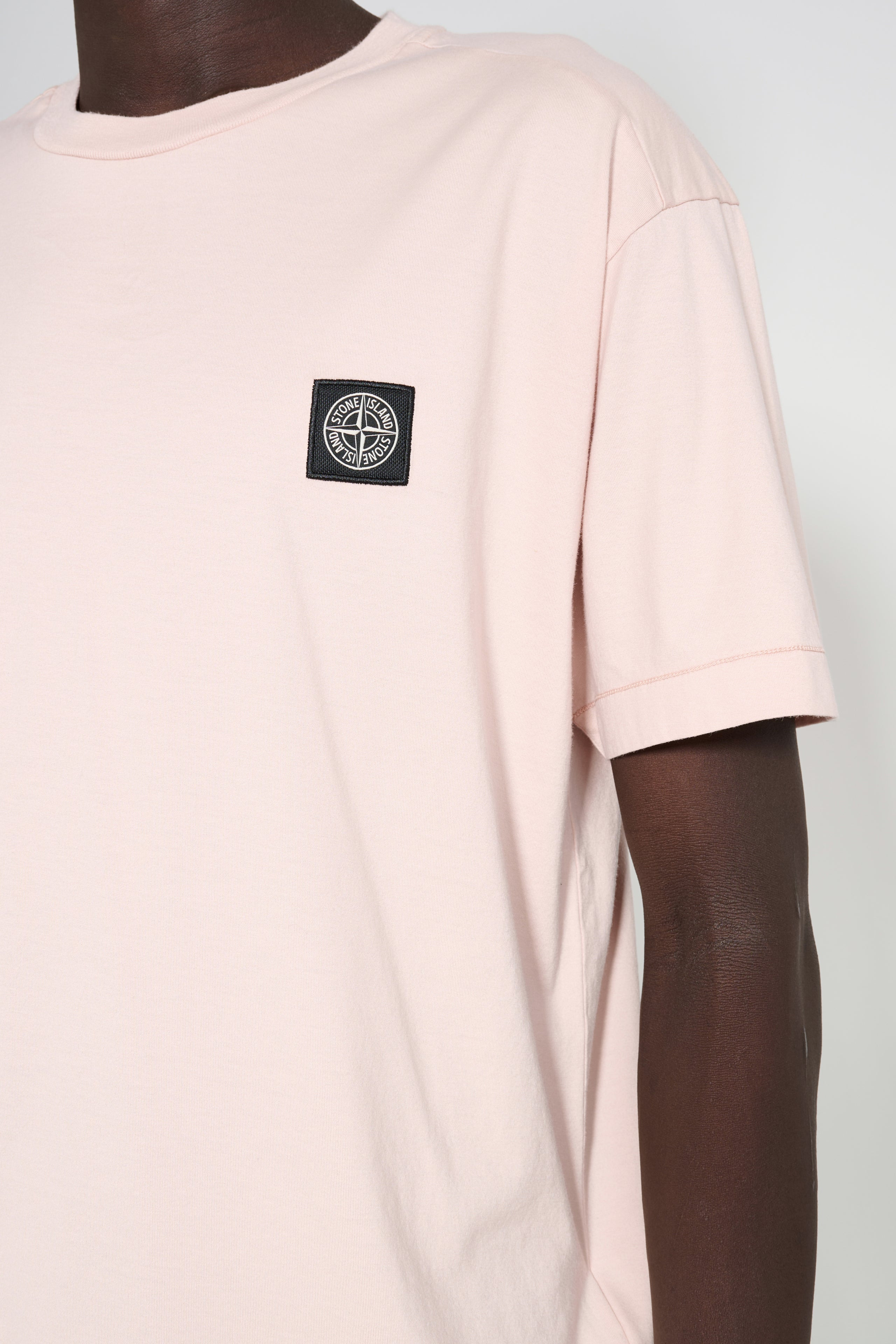 STONE ISLAND T-SHIRT ANTIQUE ROSE - 5