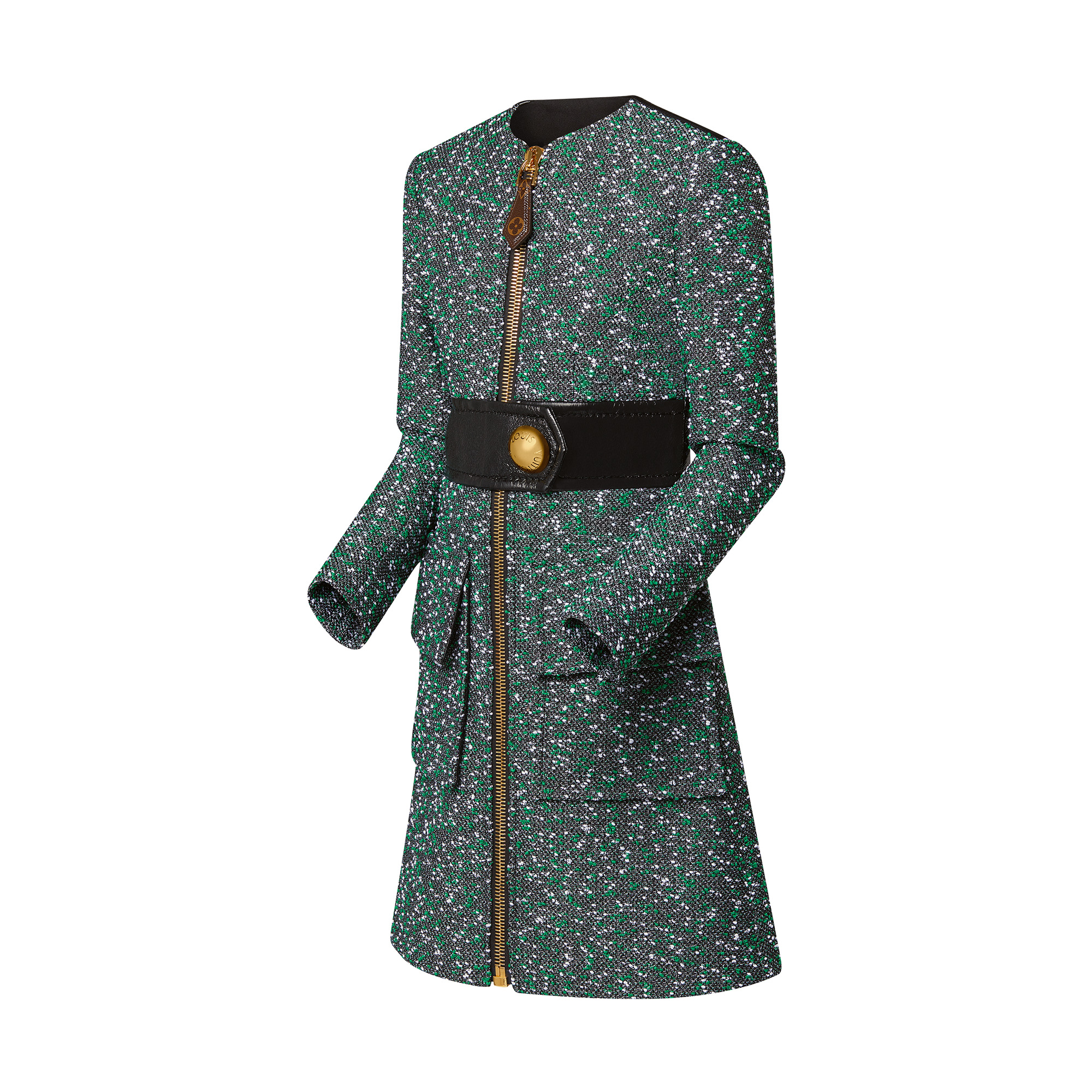 Bouclé Belted Coat - 2