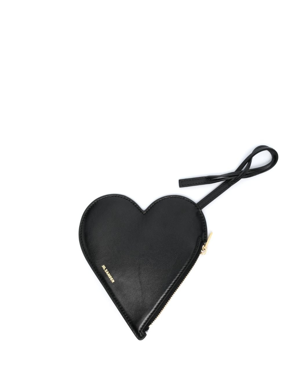 logo-lettering heart-shape wallet - 1