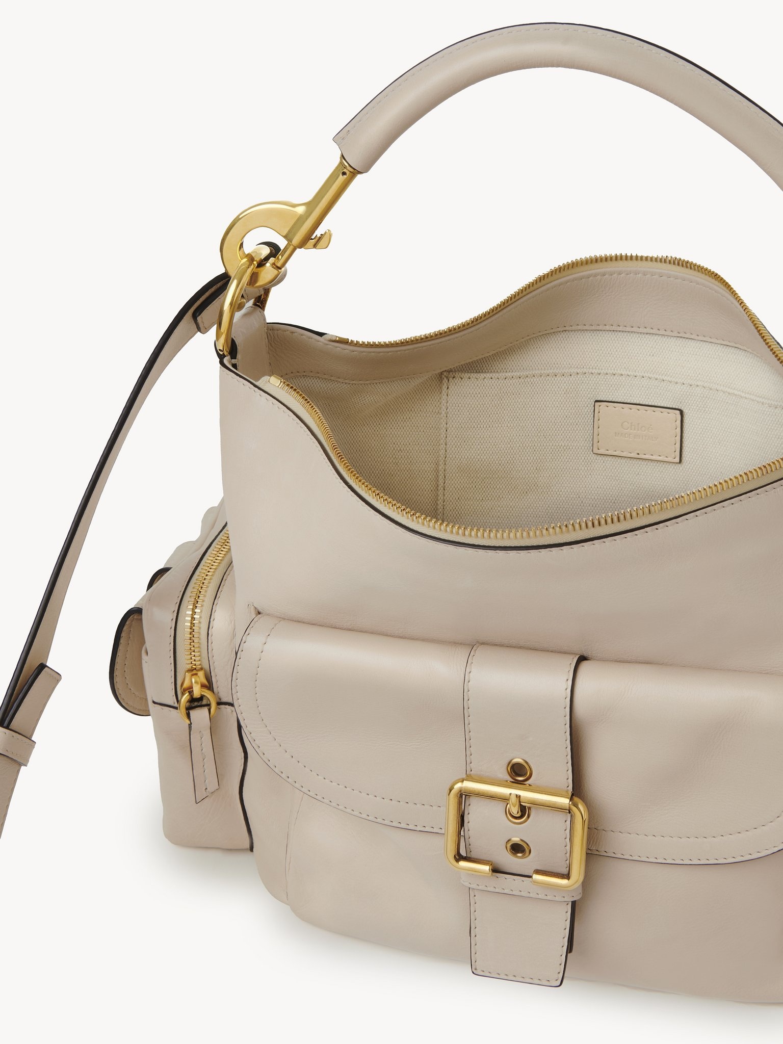 CAMERA BAG IN SHINY LEATHER - 5