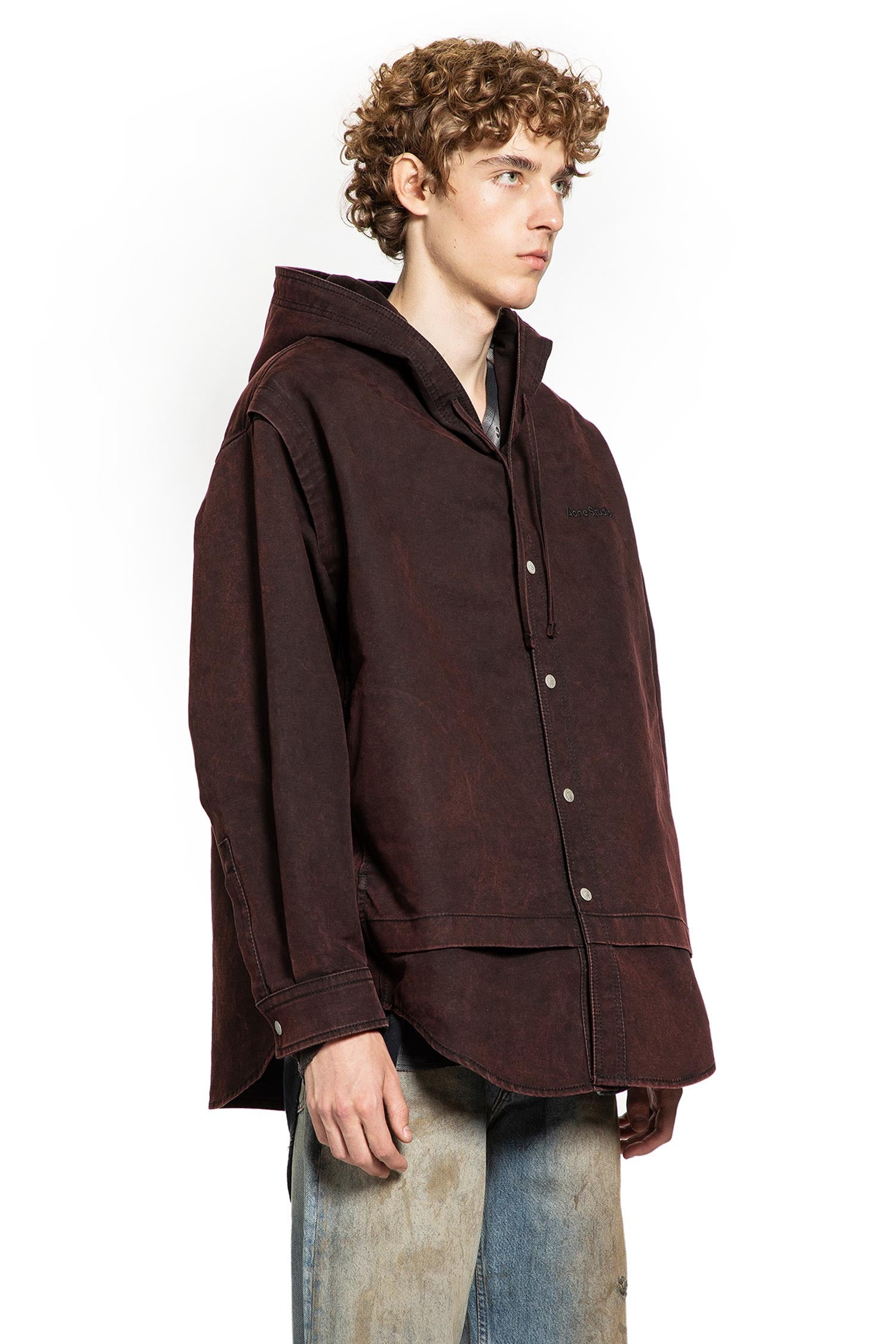 Layered Hooded Jacket - 2