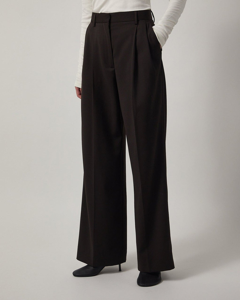 FILIPPA K Trousers Darcey Wool Brown outlook