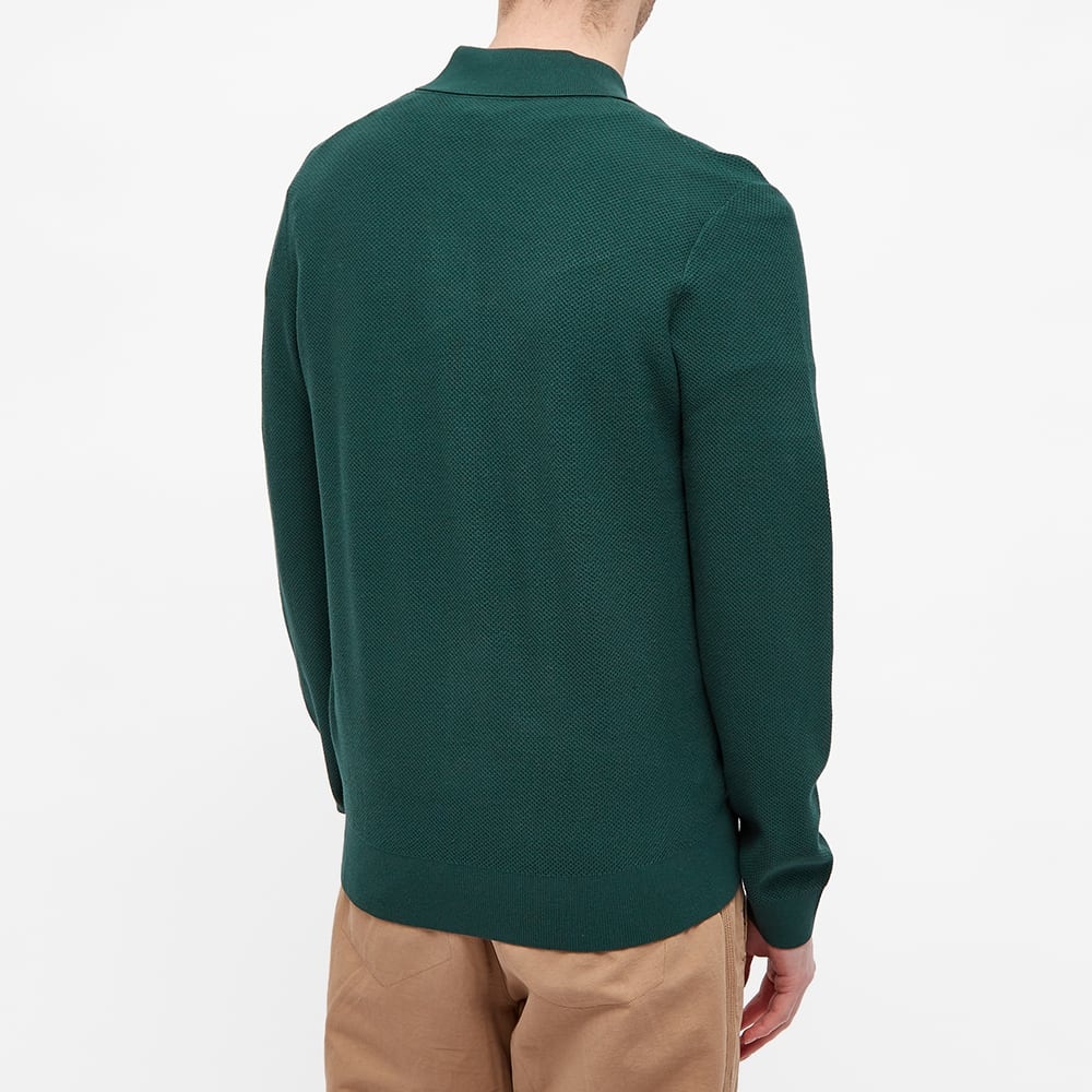 A.P.C. Kyle Knit Long Sleeve Polo - 5