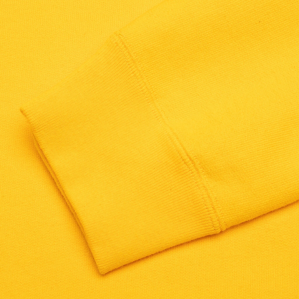WACKO MARIA WASHED HEAVYWEIGHT PULLOVER SWEATSHIRT TYPE-4 - YELLOW - 4