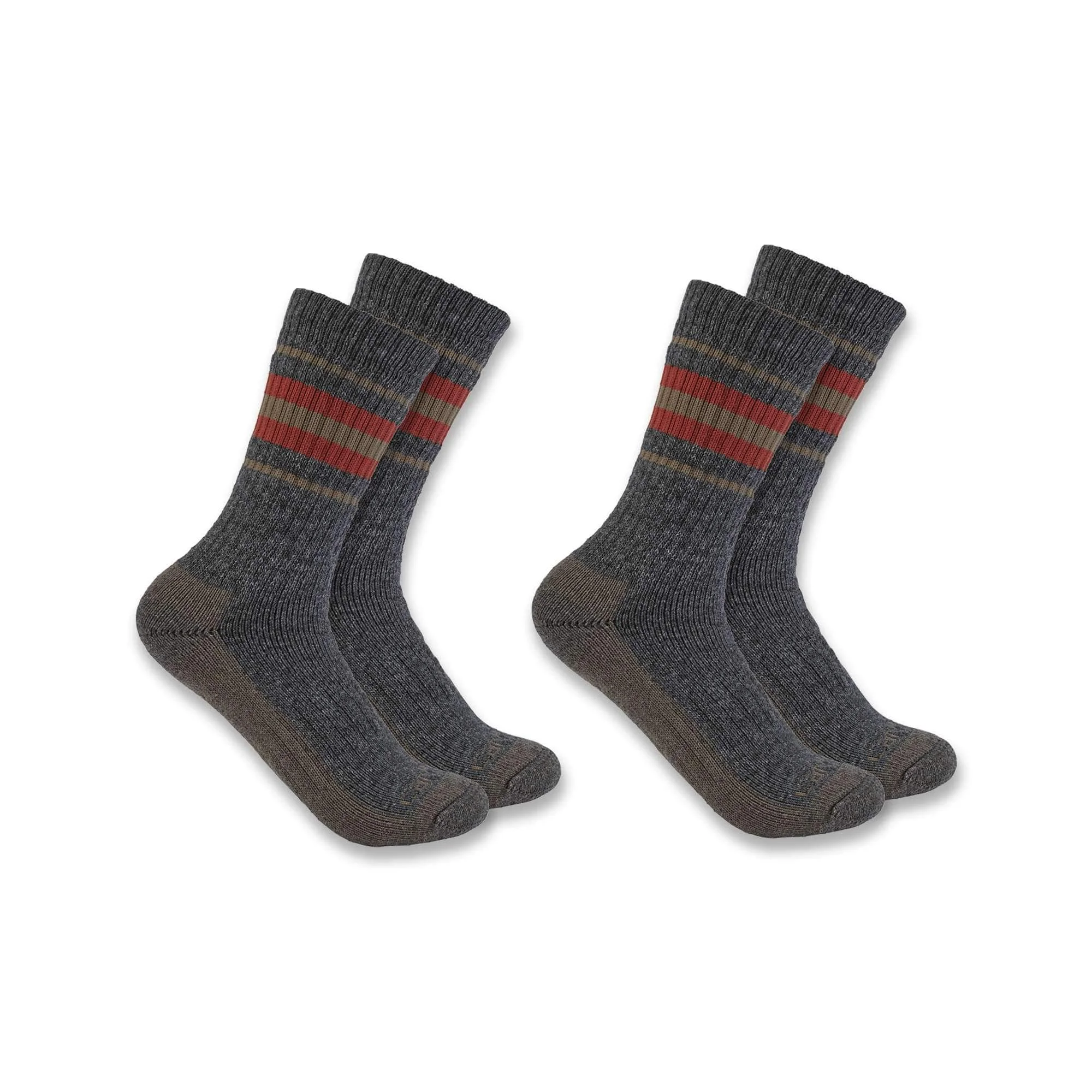 Women's Heavyweight Synthetic-Wool Blend Crew Sock 2-Pack - 1
