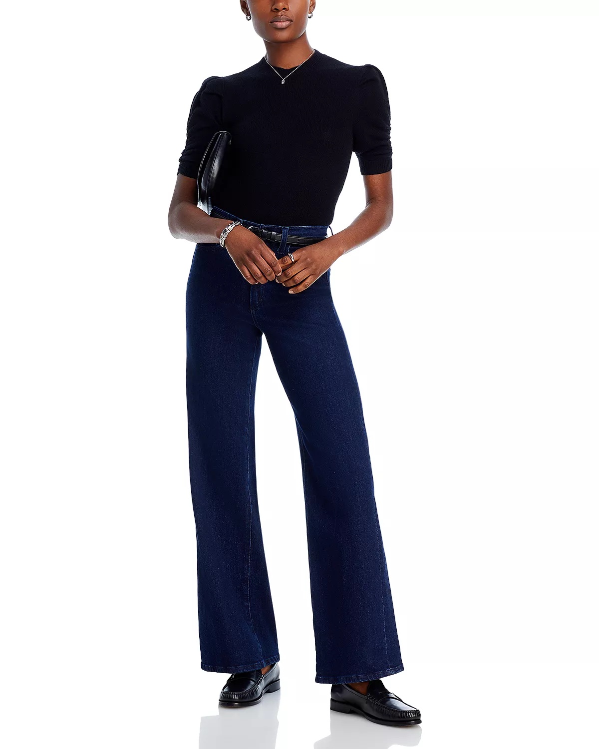 Ruched Puff Sleeve Sweater - 2