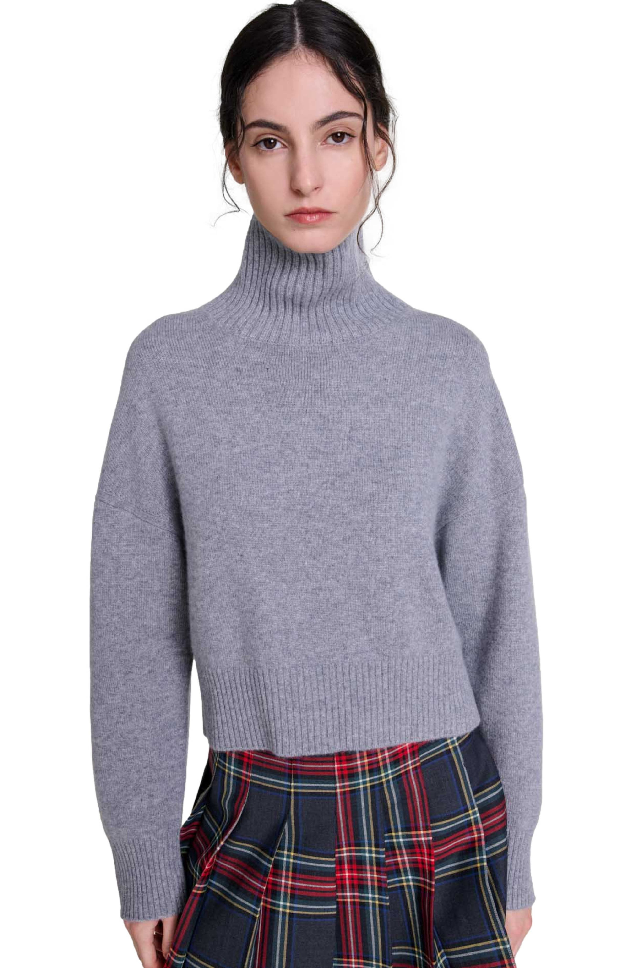 maje Cashmere knit sweater in Grey at Nordstrom - 4