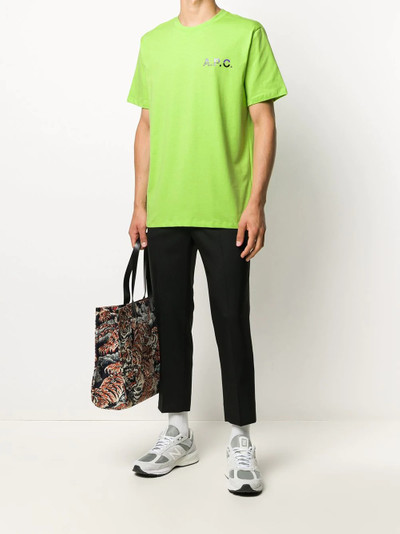 A.P.C. logo print T-shirt outlook