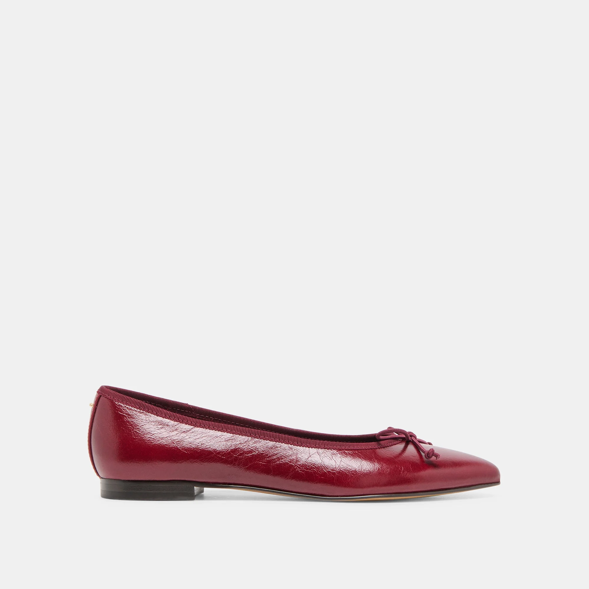CELIO BALLET FLATS GARNET LEATHER - 1