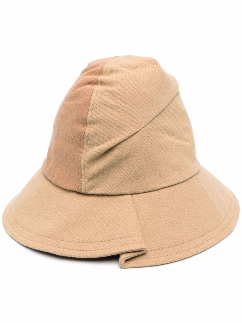 two-tone design hat - 1