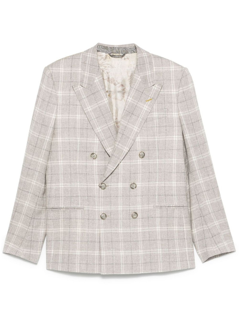 checked blazer 1
