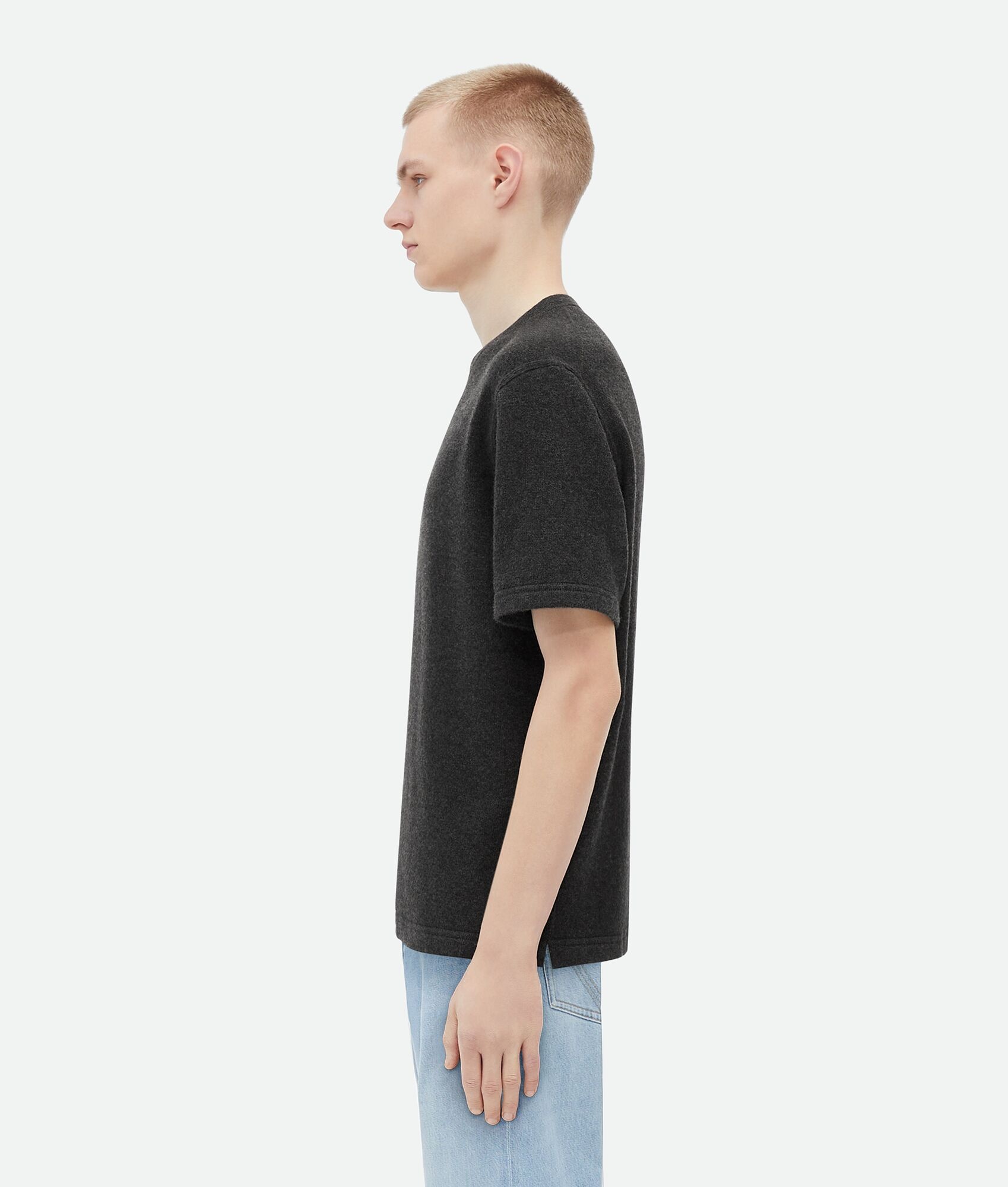 Relaxed Fit Cashmere T-Shirt - 2
