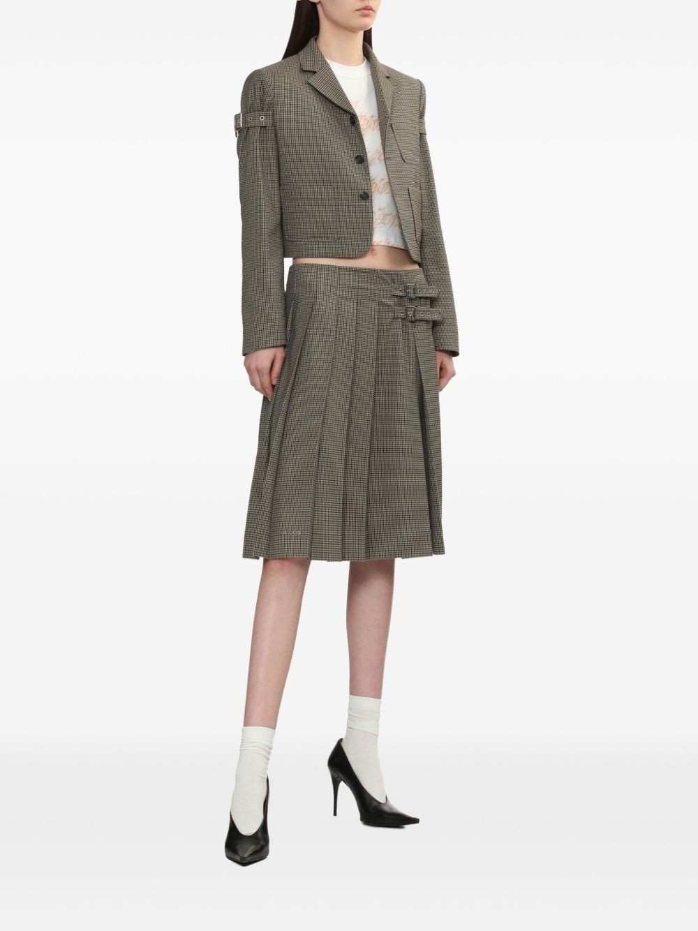 belted blazer - 2