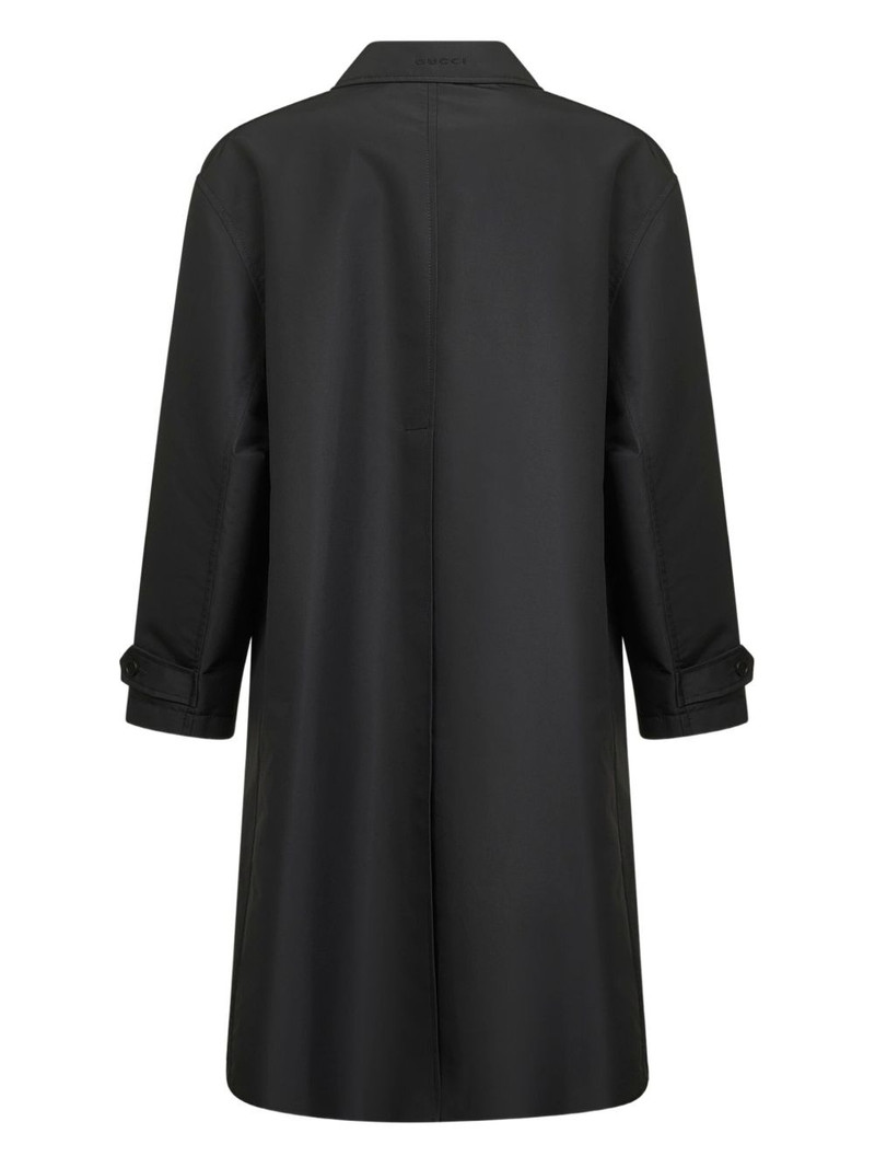 GUCCI buttoned poplin coat outlook