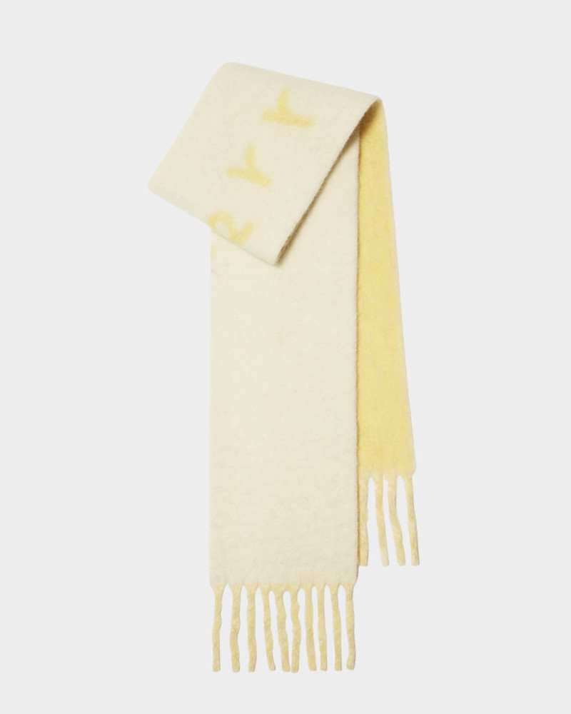 Reversible Fringe 모직 스카프 3