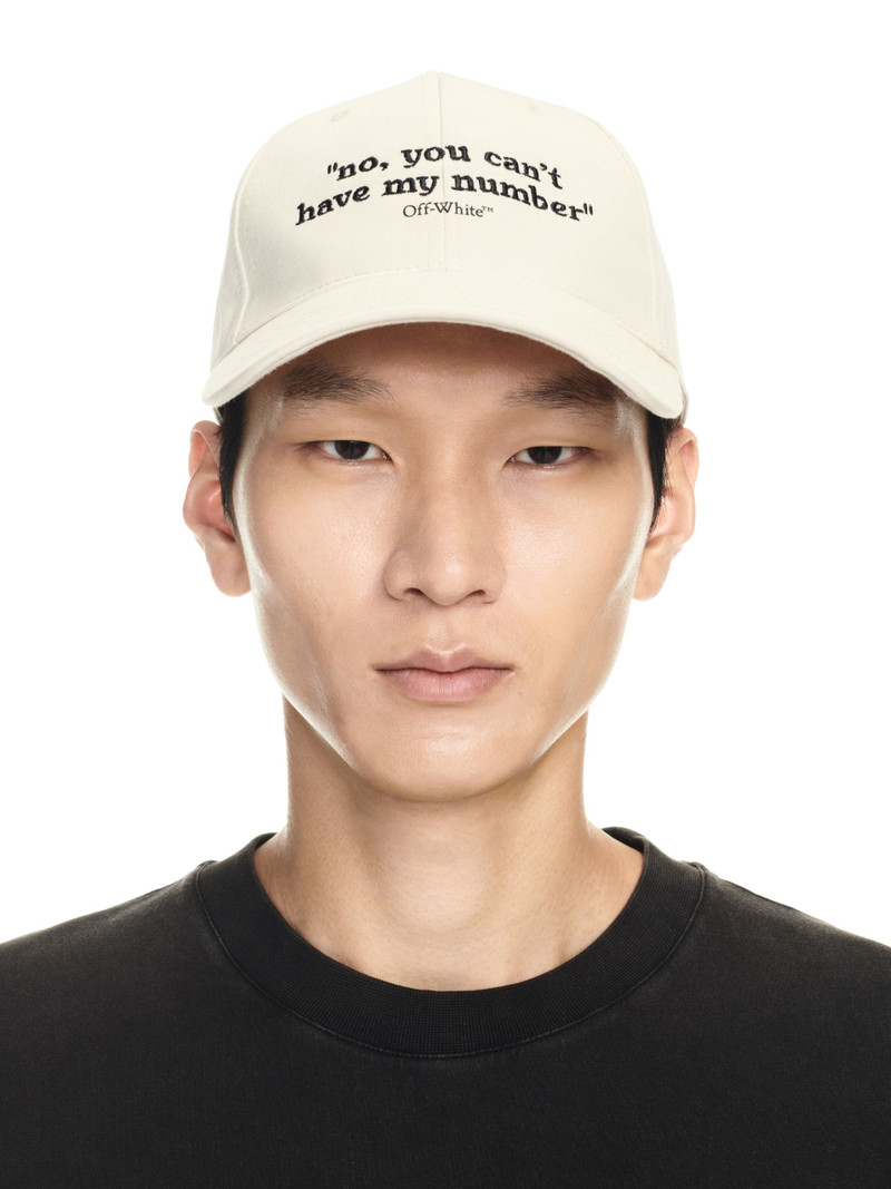 Off-White Quotes Baseball Cap outlook