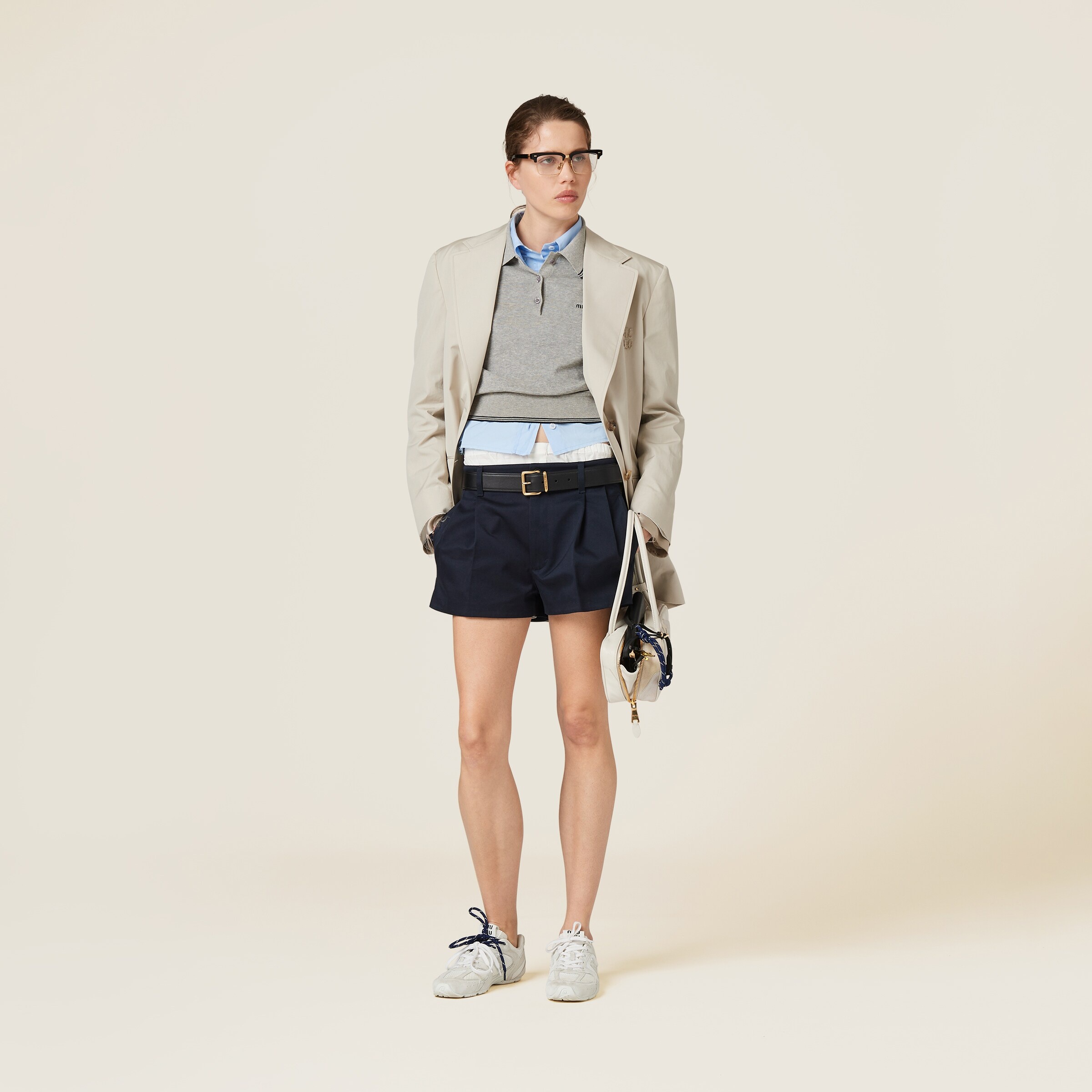 Single-breasted poplin jacket - 2