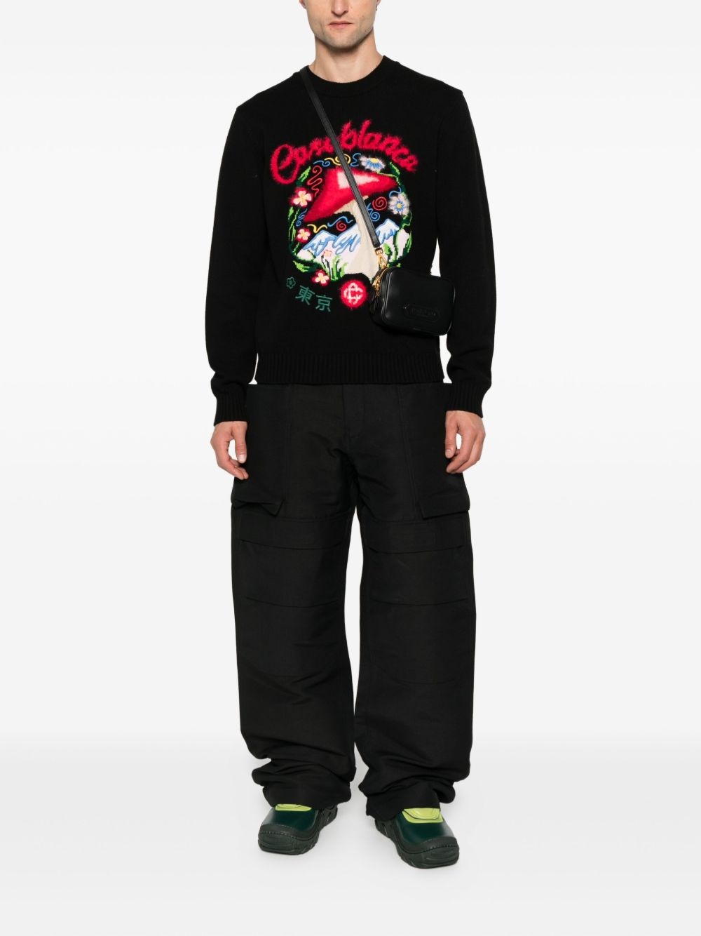 mushroom-emblem sweater - 2