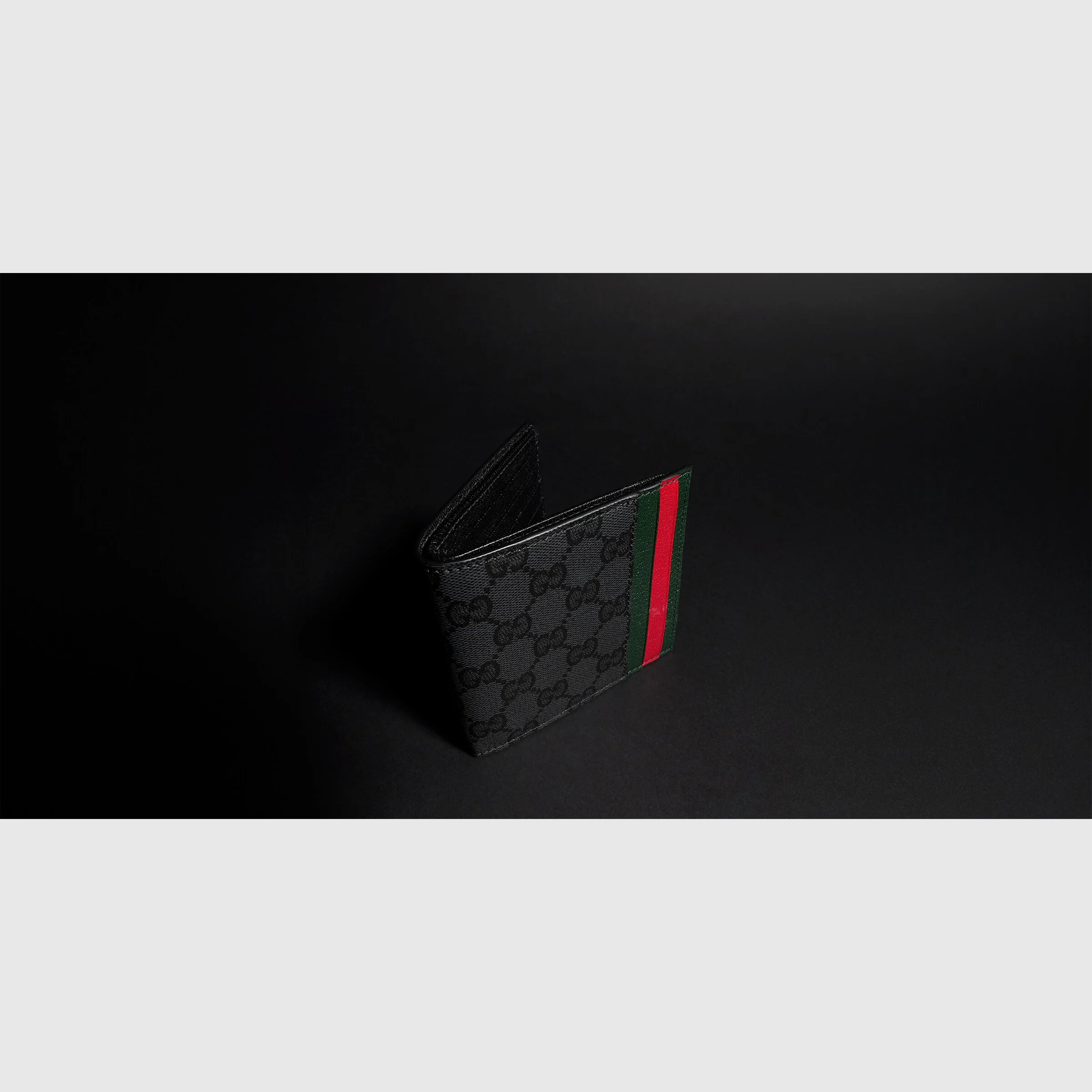 Bi-fold wallet with Web card slots - 1