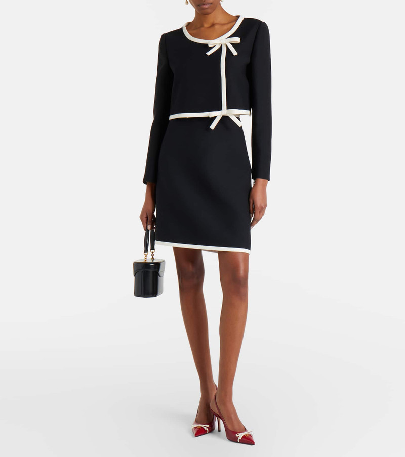 Valentino Crepe Couture miniskirt outlook