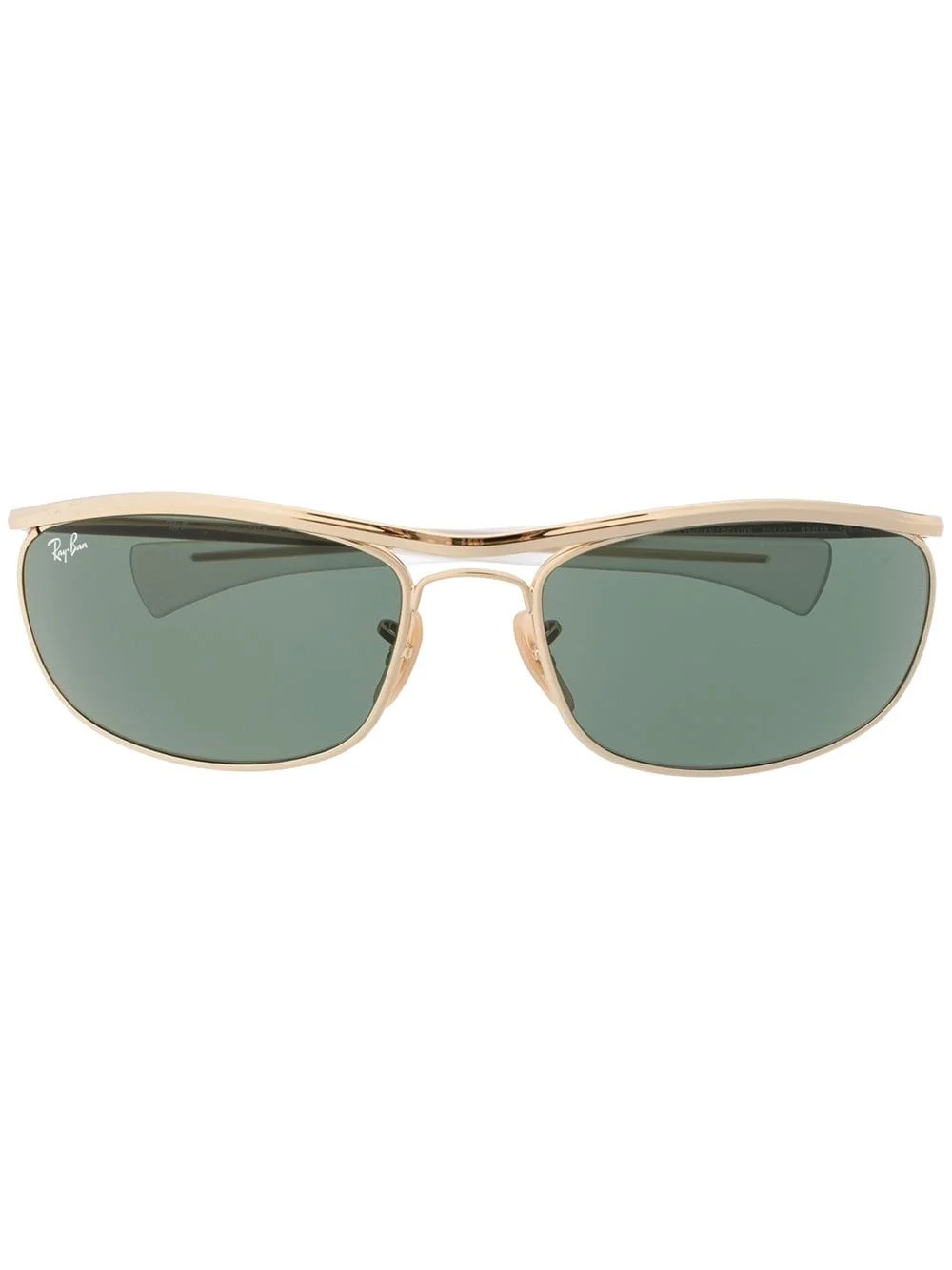 oval frame sunglasses - 1