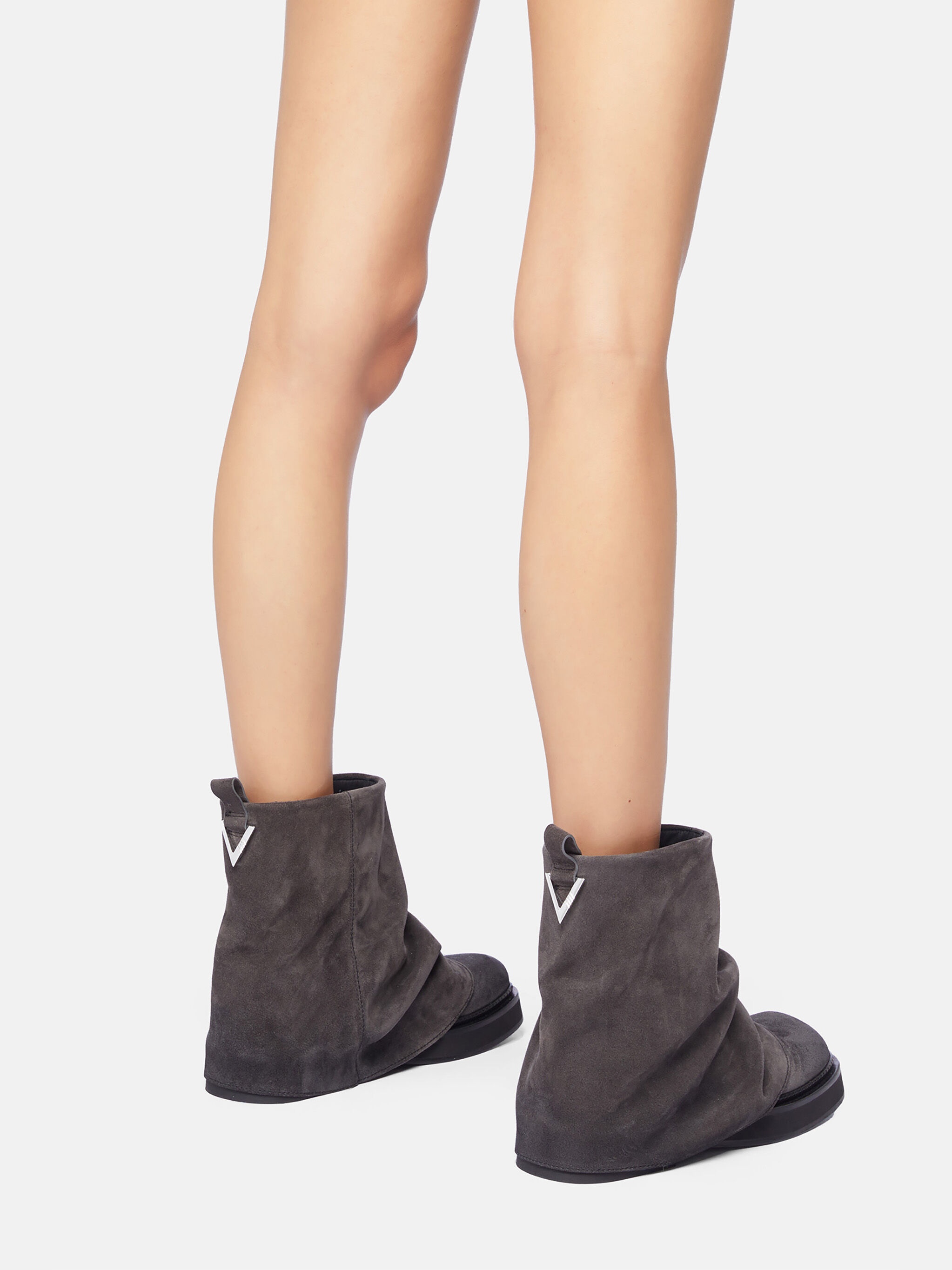 ''MINI ROBIN'' DARK GREY COMBAT BOOT - 3